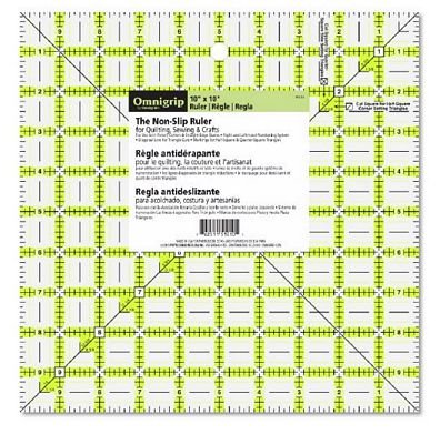 Omnigrip 10 in Square Ruler - Choice FabricsRN10