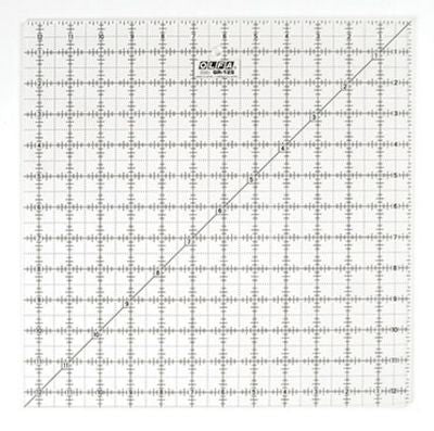 OLFA Frosted Square Quilting Ruler 12.5 in - Choice FabricsRTF-12S
