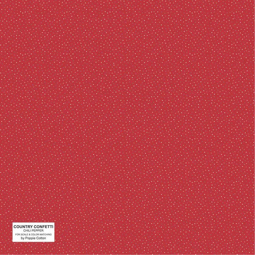 Red Chilli Pepper Cotton 44"/45" Fabric Per Yard - Choice FabricsCC-20222