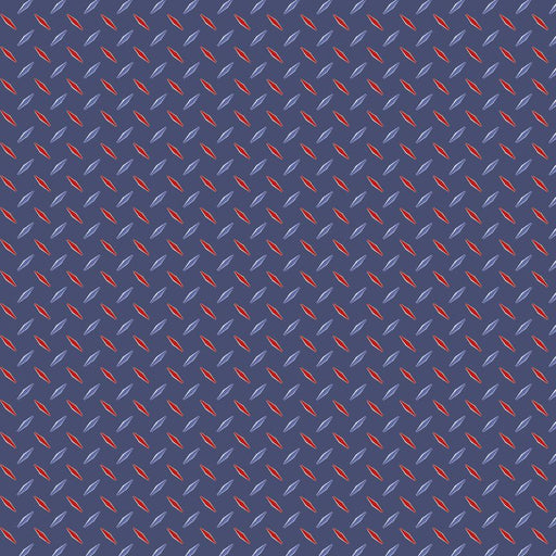 Royal Diamond Geo Path to Freedom Cotton 44"/45" Fabric Per Yard - Choice FabricsCQ-CD3919-ROYAL