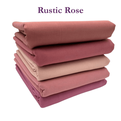 Supreme Solids - One Yard Bundle - 5 pack (Rustic Rose) - Choice FabricsFF-61291-015