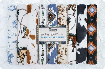 Quilting Cuddle Fat Quarter Bundle - Echoes Range - Choice FabricsSCKFQECHOES