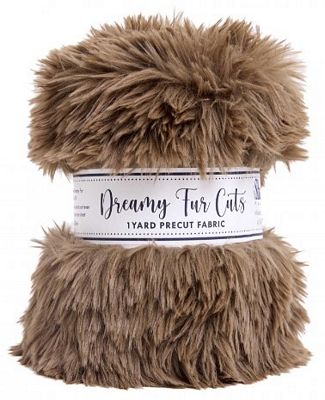Dreamy Fur 1 Yard Cut - Truffle - Choice FabricsSDFTRUFF