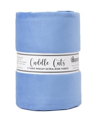 Solid Cuddle Wideback Cut 3 yd x 108/110 in - Bluebell - Choice FabricsSFCKC3110BLU