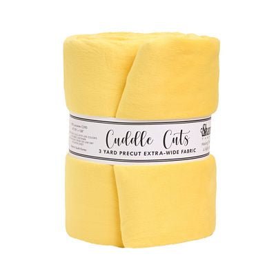 Solid Cuddle Wideback Cut 3 yd x 108/110 in - Sunshine - Choice FabricsSFCKC3110SUN