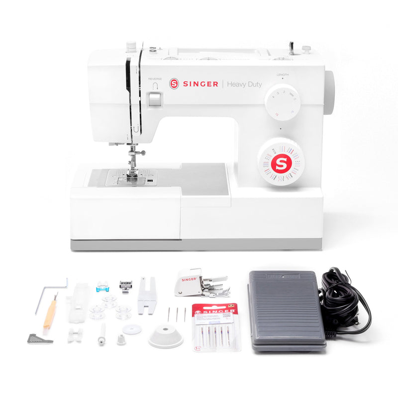 SINGER® Heavy Duty 4452 White Sewing Machine - Choice Fabrics230451412