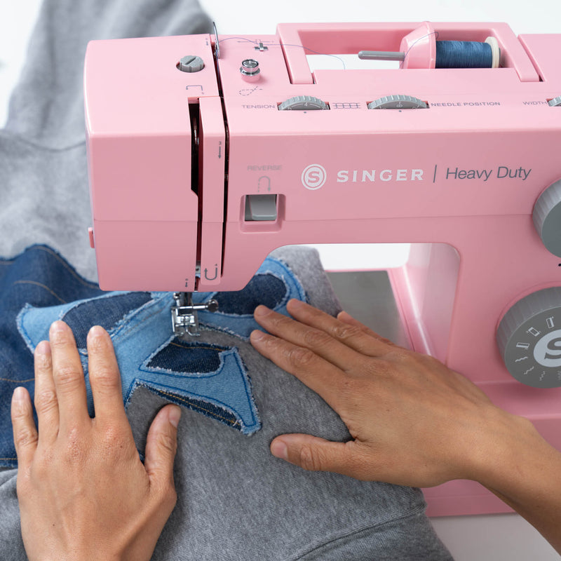 SINGER® Heavy Duty 4411 Pink Sewing Machine - Choice Fabrics230627112