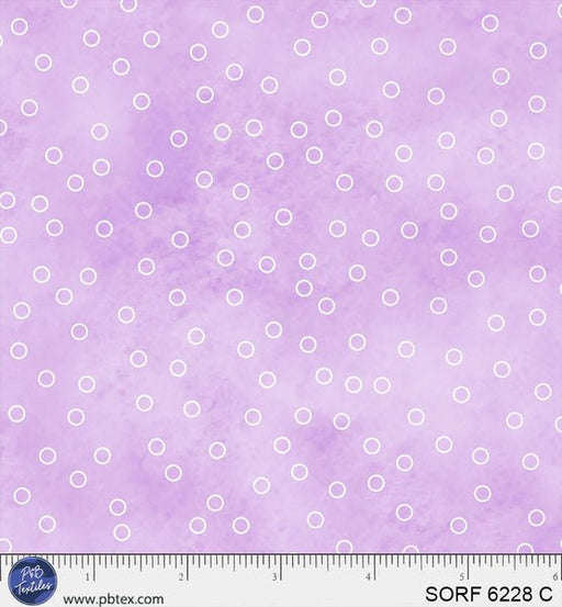 Sorbet Flannel Purple Open Dot Cotton 44" / 45" Fabric per yard - Choice FabricsSORF-6228-C