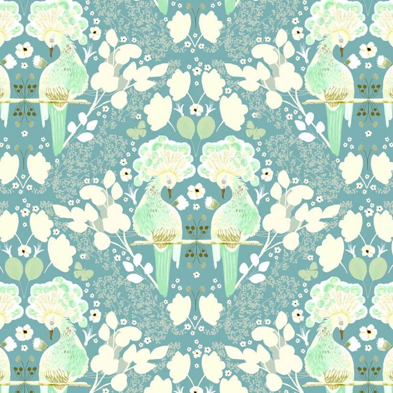 Serenity Blooms - First Kiss - Blue (3-Yard Pack)