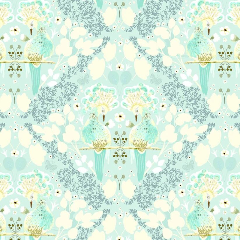 Serenity Blooms - First Kiss - Mint - Choice FabricsSR24508