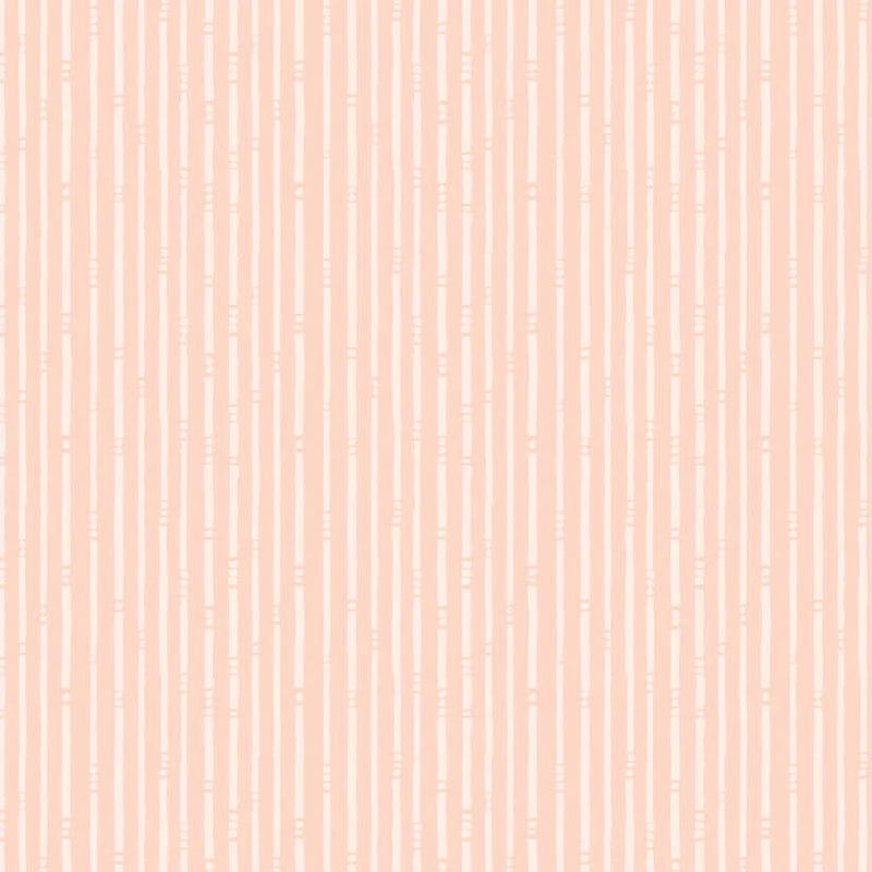 Serenity Blooms - Stripes - Peach