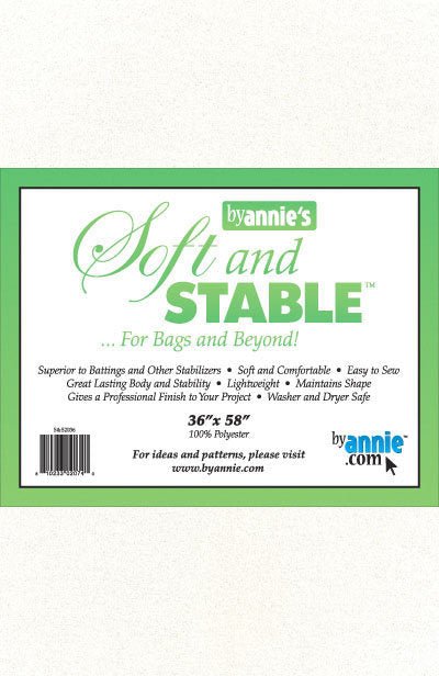 Soft and Stable Sew-In Stabilizer 36" × 58" White - Choice FabricsSS2036