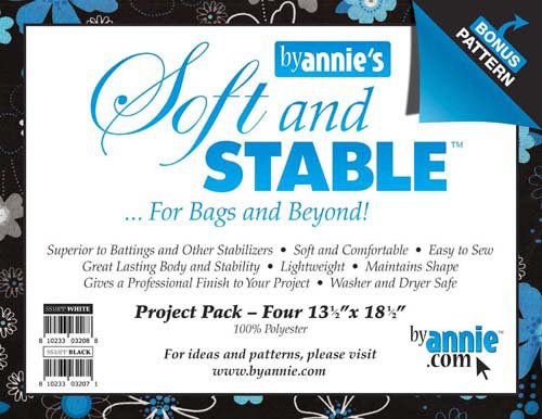Soft & Stable Project Pack, White, Four 13.5" x 18.5" Pieces - Choice FabricsSS20PP
