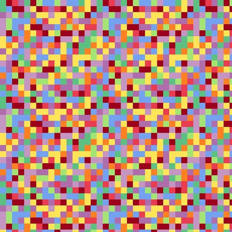Pixel Camo Multi Cotton 44"/45" Fabric Per Yard - Choice FabricsSTELLA-D3448-MULTI