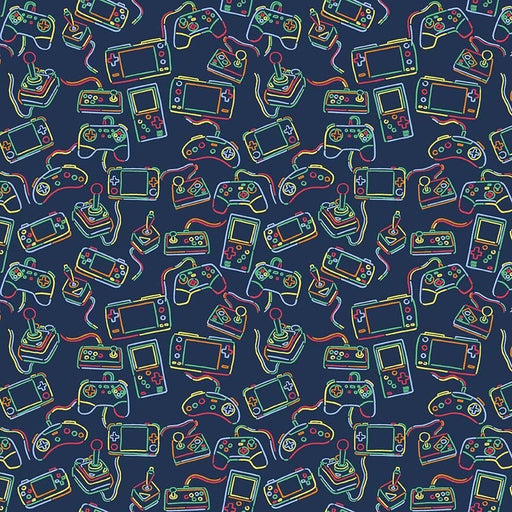 Console Yourself Cotton 44"/45" Fabric Per Yard - Choice FabricsSTELLA-D3449-NAVY