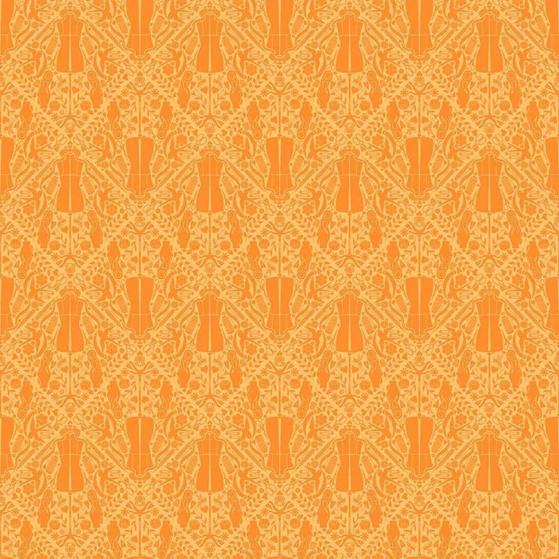 Mandarin You Got The Notion Cotton 44"/45" Fabric Per Yard - Choice FabricsSTELLA-DPJ3351-MANDARIN