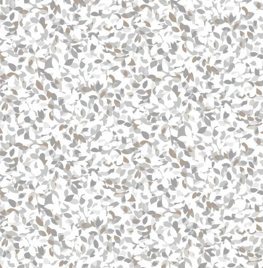White Dappled Leaf Cotton Wideback Fabric per yard - Choice FabricsSEF-7247-34