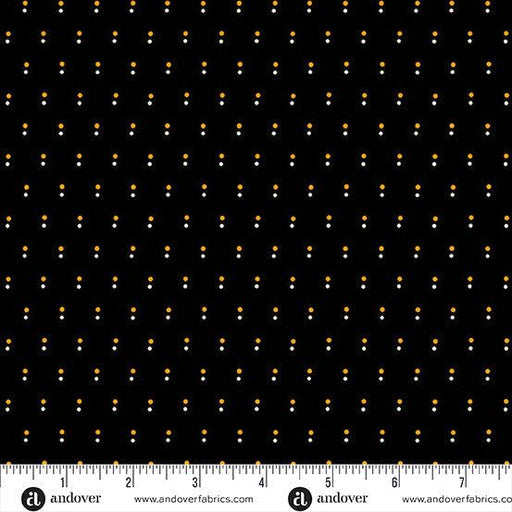 Shadow Dot Black Nightfall 44"/45" Cotton Fabric Per Yard - Choice FabricsA-10206-K