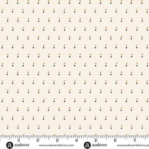 Shadow Dot Cream Nightfall 44"/45" Cotton Fabric Per Yard - Choice FabricsA-10206-L