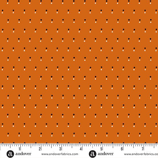 Shadow Dot Orange Nightfall 44"/45" Cotton Fabric Per Yard - Choice FabricsA-10206-O