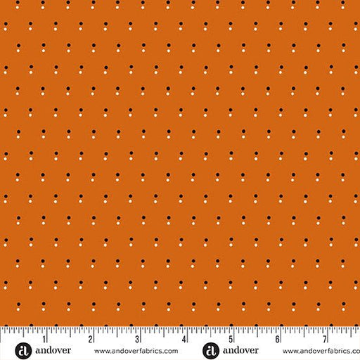 Shadow Dot Orange Nightfall 44"/45" Cotton Fabric Per Yard - Choice FabricsA-10206-O