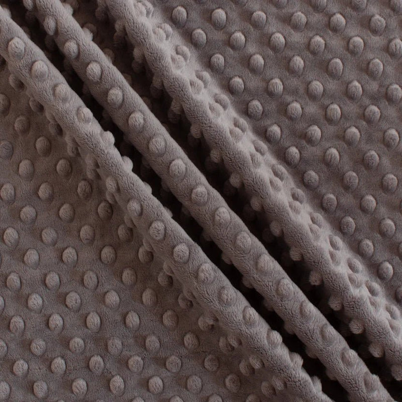 Solid Minky Dot Direct - E-DOTS SMOKE - Choice FabricsDS-87589-022