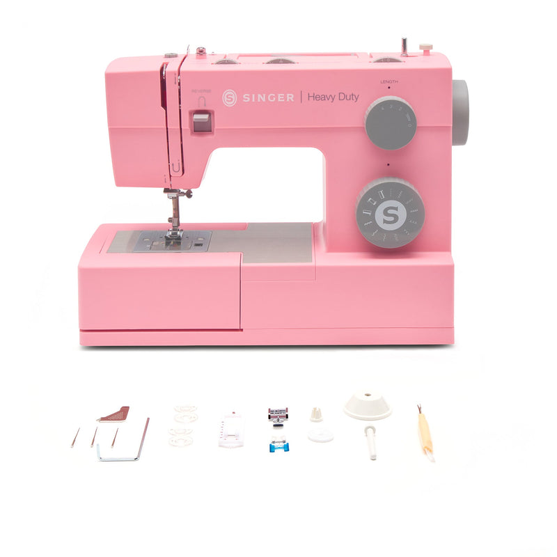 SINGER® Heavy Duty 4411 Pink Sewing Machine - Choice Fabrics230627112