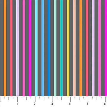 Solid Stripe Gray Multi Dewfall Cotton 44"/45" Fabric Per Yard - Choice Fabrics92092-95