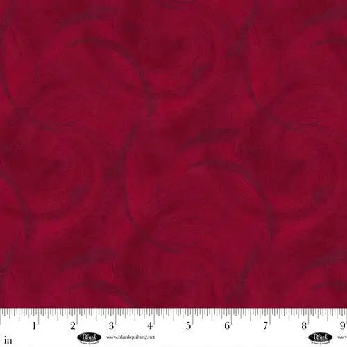 Spin Flannel 108" Satin Moon Designs Red Cotton Wideback Fabric per yard - Choice Fabrics3995F-85-Red