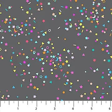 Sprinkles Gray Multi Dewfall Cotton 44"/45" Fabric Per Yard - Choice Fabrics92093-95