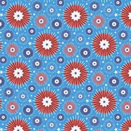 Star Spangled Summer Patriotic Party 43"/44" Fabric Per Yard - Choice FabricsPSF-120-25187