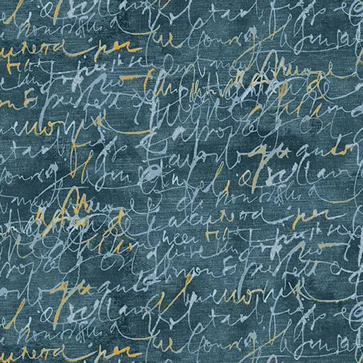 Starlight Fluidity Script Small Cotton 44/45" Fabric Per Yard - Choice Fabrics16751M-55