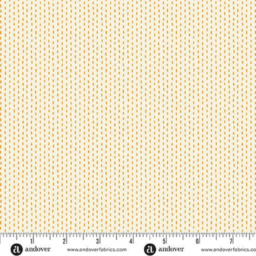 Stitch Line Cream Orange Nightfall 44"/45" Cotton Fabric Per Yard - Choice FabricsA-10208-LO