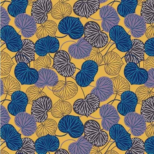 Straw Sacred Leaf Cotton 43"/44" Fabric Per Yard - Choice FabricsDCX12665-STRA-D