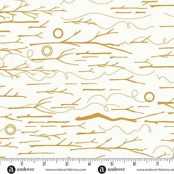 Sun Print Whisper Yarrow Sticks and Twine 44"/45" Fabric Per Yard - Choice FabricsA-1555-N