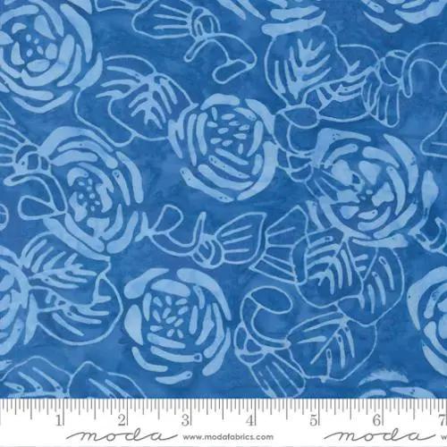 Sunburst Batiks Cobalt 4370-38 Cotton 44"/45" Fabric Per Yard - Choice Fabrics4370-38