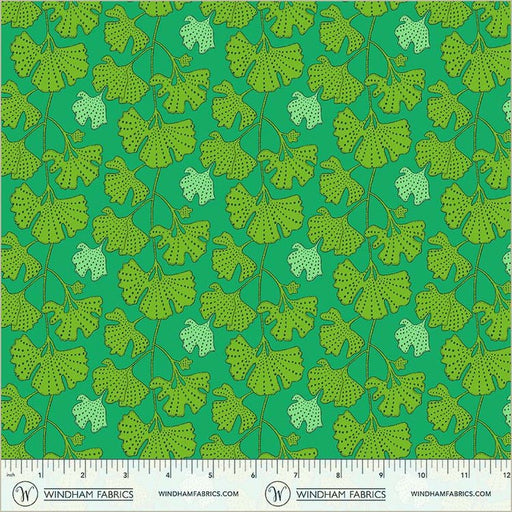 Sunshine Ginkgo Kelly High Density Cotton 44"/45" Fabric Per Yard - Choice Fabrics54978D-8