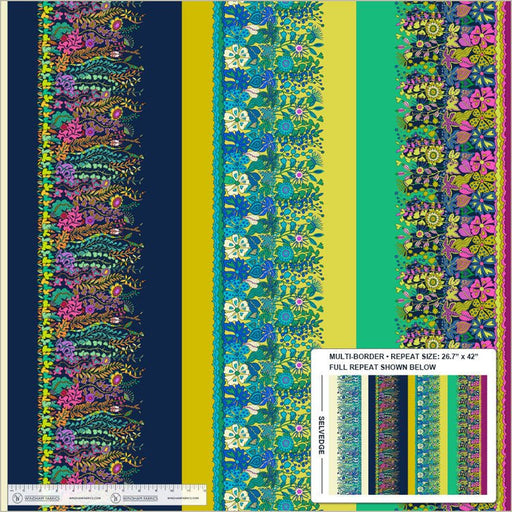 Sunshine Hedgerow Multi High Density Cotton 44"/45" Fabric Per Yard - Choice Fabrics54982D-X