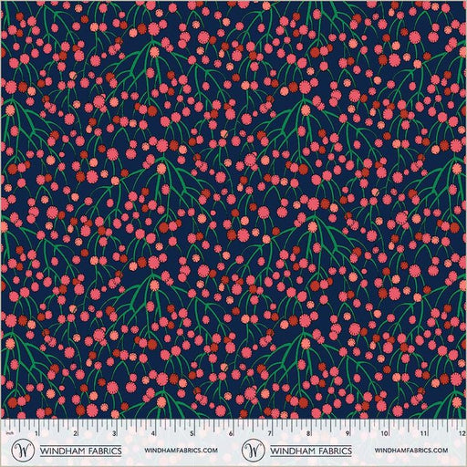 Sunshine Huckleberry Indigo High Density Cotton 44"/45" Fabric Per Yard - Choice Fabrics54980D-1