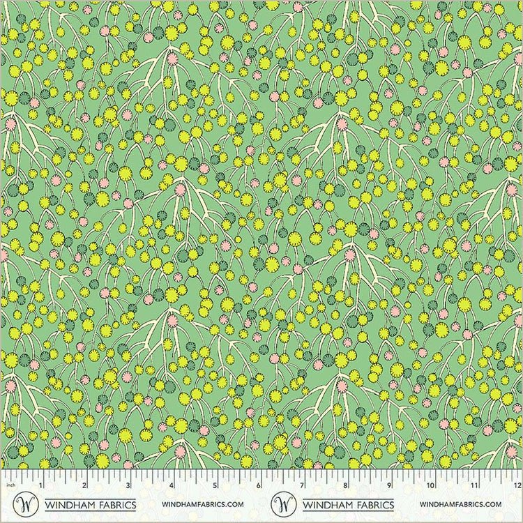 Sunshine Huckleberry Mint High Density Cotton 44"/45" Fabric Per Yard - Choice Fabrics54980D-13