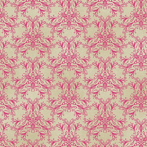 Swarm Pink/Sand Ground Works Cotton 44"/45" Fabric Per Yard - Choice Fabrics16668-22B