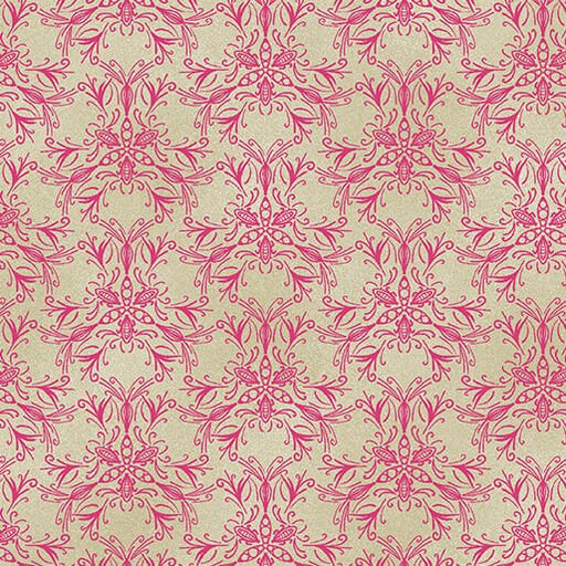 Swarm Pink/Sand Ground Works Cotton 44"/45" Fabric Per Yard - Choice Fabrics16668-22B