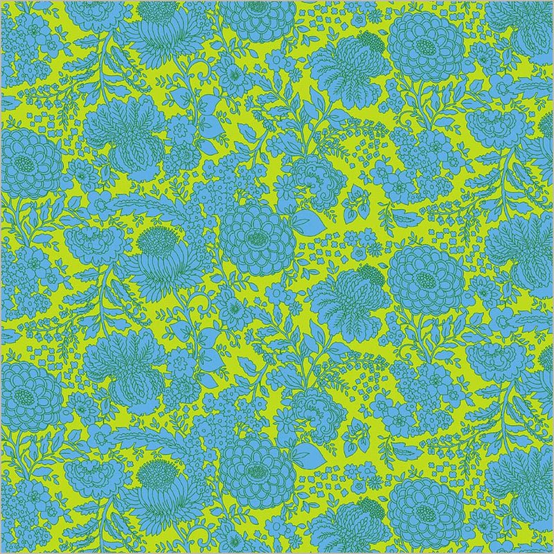 Sweet Talk Kim Turquoise Cotton 44/45 Fabric Per Yard - Choice Fabrics54901-11