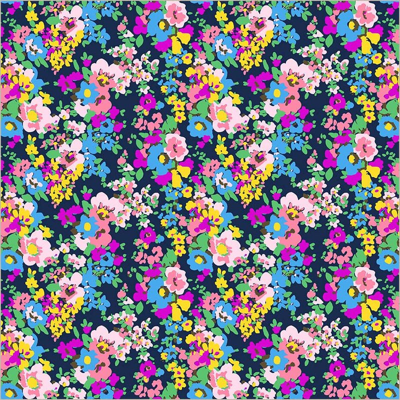 Sweet Talk Leann Midnight Cotton 44/45 Fabric Per Yard - Choice Fabrics54902-1