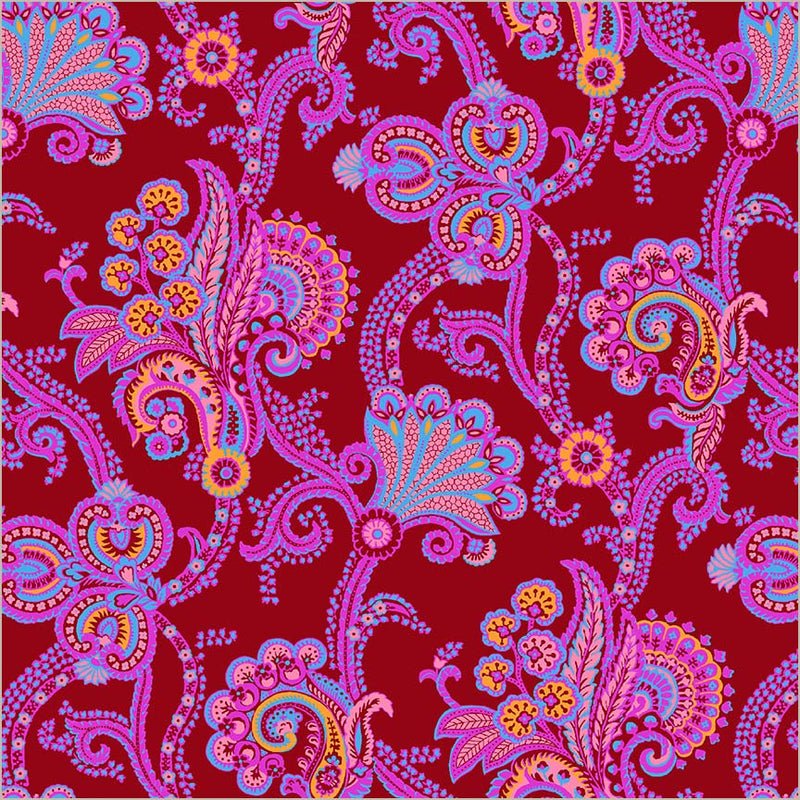 Sweet Talk Natalie Crimson Cotton 44/45 Fabric Per Yard - Choice Fabrics54899-4