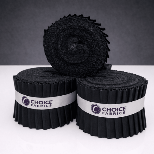 Supreme Solids - 2.5" Roll - Charcoal (20 cuts) - Choice FabricsTFC-CHARCOAL-001