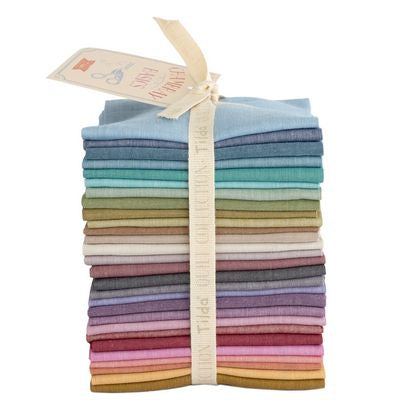 Tilda Chambray Fat Eight Bundle 28pc 20x11in