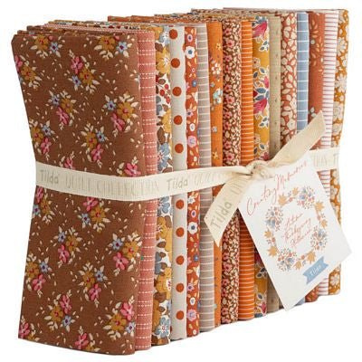 Tilda Creating Memories Fat Quarter Bundle - 16 Fabrics - Autumn - Choice FabricsTIL300208