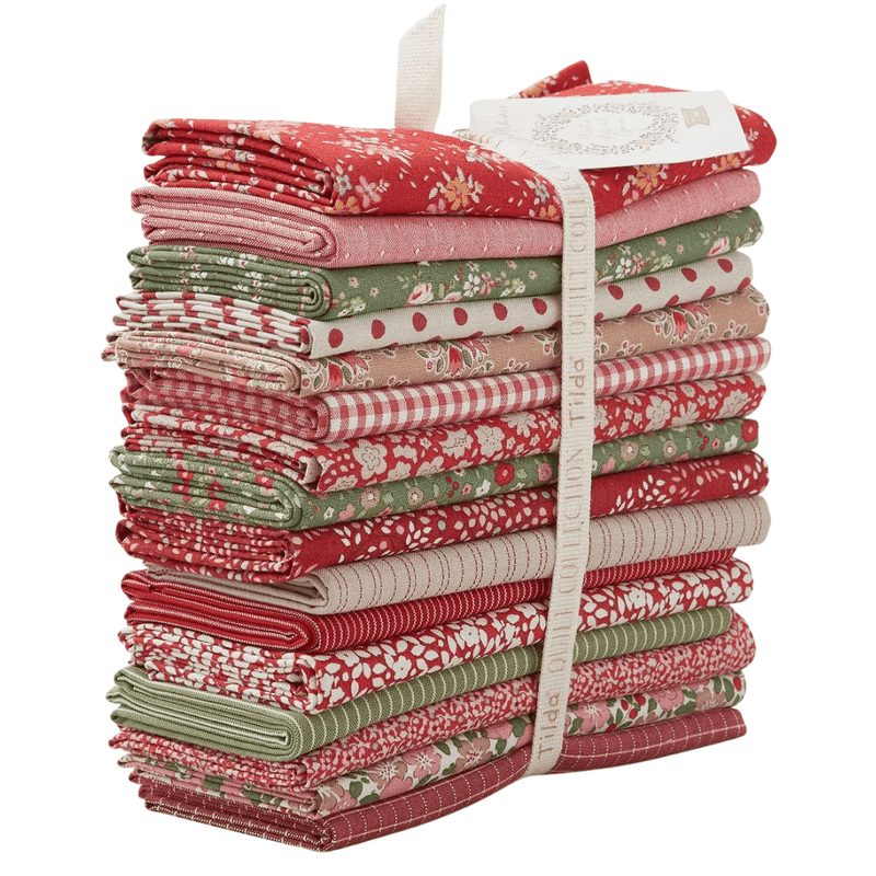 Tilda Creating Memories Fat Quarter Bundle - Winter - Choice FabricsTIL300209