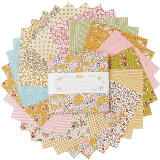 Tilda Creating Memories Charm Pack - Spring (32 Squares) - Choice FabricsTIL300210